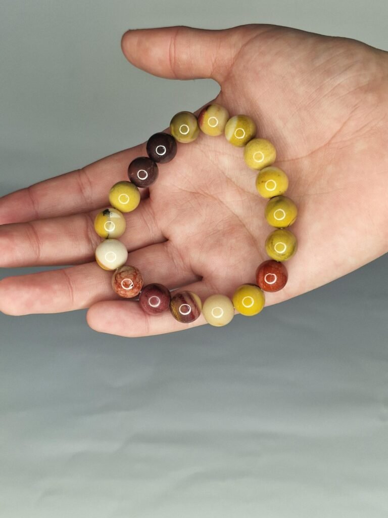 Bracelet en Jaspe Mookaite