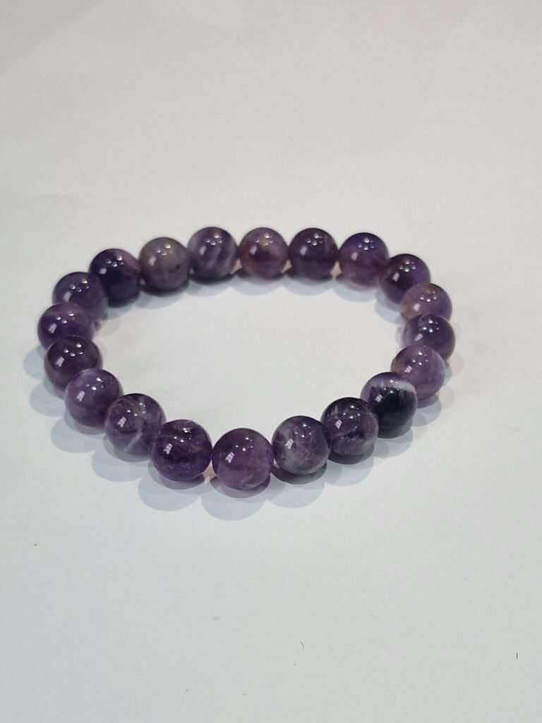 Bracelet en pierre d'Améthyste Bracelet Géode d’Améthyste