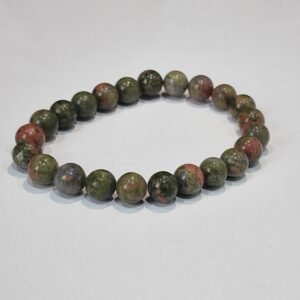 Bracelet en Jaspe Unakite