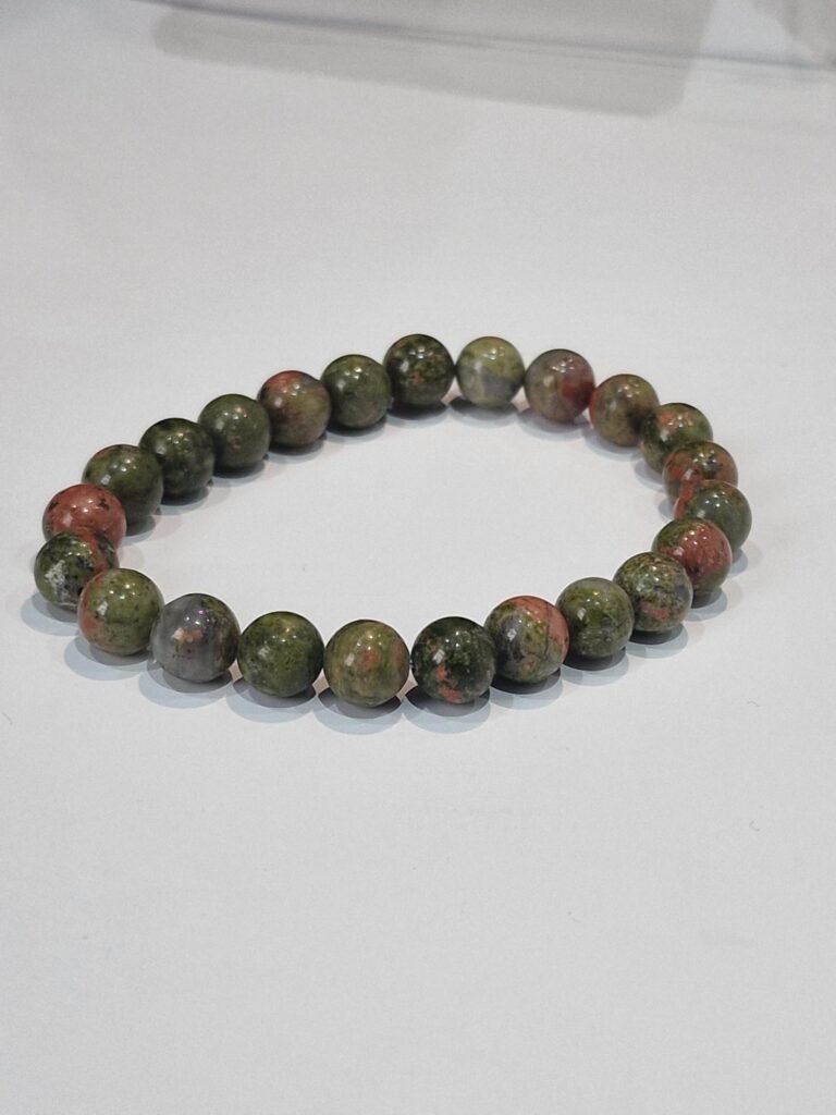 Bracelet en Jaspe Unakite