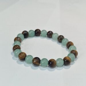 Bracelet Aventurine & Œil de Tigre
