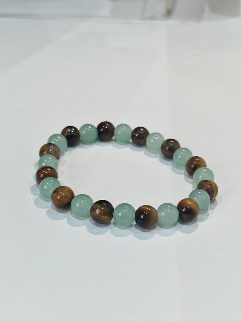 Bracelet Aventurine & Œil de Tigre